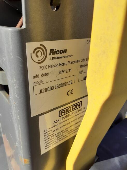 Winda samozaładowcza dla niepełnosprawnych RICON