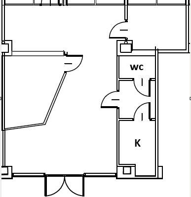 Lokal biurowo-usługowy na parterze