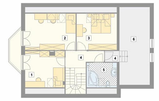 WOLNOSTOJĄCY DOM W JACHRANCE K. SEROCKA