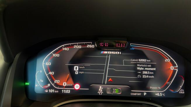 BMW 850 i M xDrive 530 PS 62.000km-Serwis Bezwypadek Zarejestrowany Gwarancja