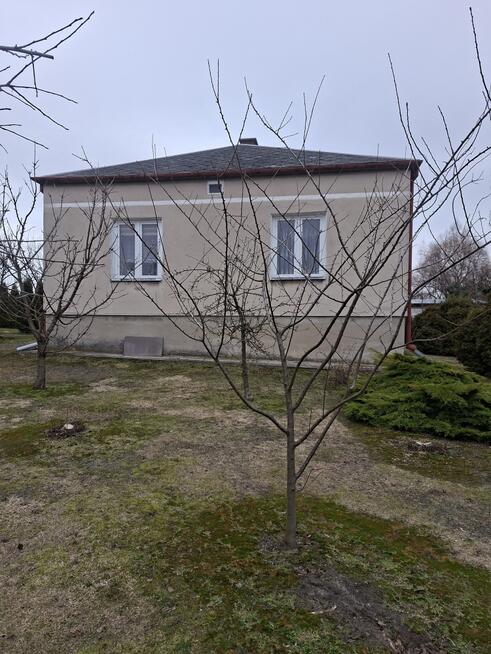 Dom parterowy jednorodzinny na dużej działce.