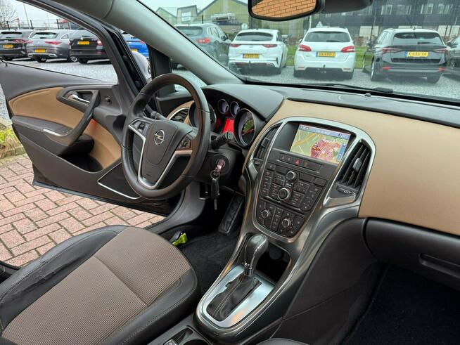 Opel Astra J 1.4T 2011r Automat Nawigacja Półskóra Ruda Cosmo Alufelgi