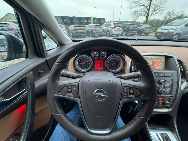 Opel Astra J 1.4T 2011r Automat Nawigacja Półskóra Ruda Cosmo Alufelgi