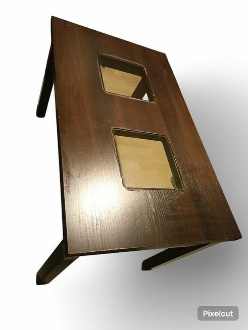 Stolik kawowy drewniany 100 cm x 60 cm x 59 cm | transport