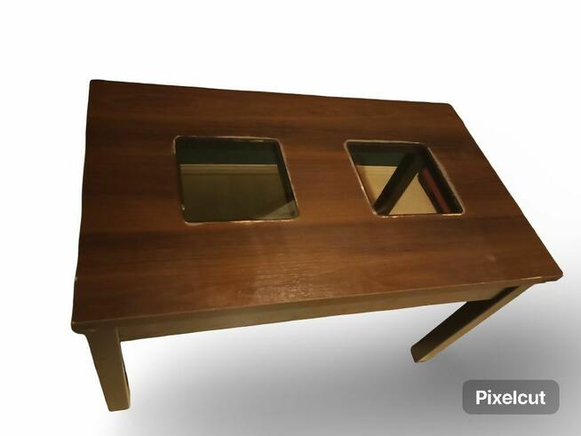 Stolik kawowy drewniany 100 cm x 60 cm x 59 cm | transport