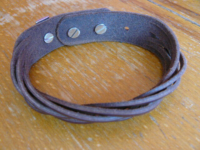 s.Oliver bransoletka skorzana 10 zl