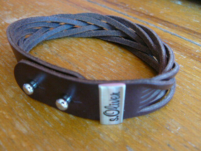 s.Oliver bransoletka skorzana 10 zl