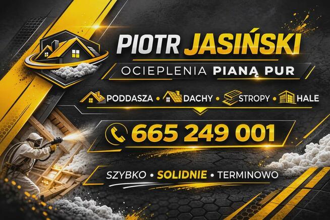 Ocieplanie izolacja pianą pur