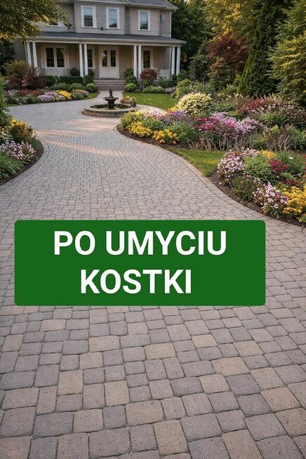 Mycie kostki brukowej