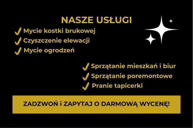 Mycie kostki brukowej i elewacji | Firma | OC | Paragon