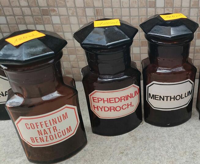 Butelki szklane apteczne - 100ml, 120ml, 125ml, 250ml,