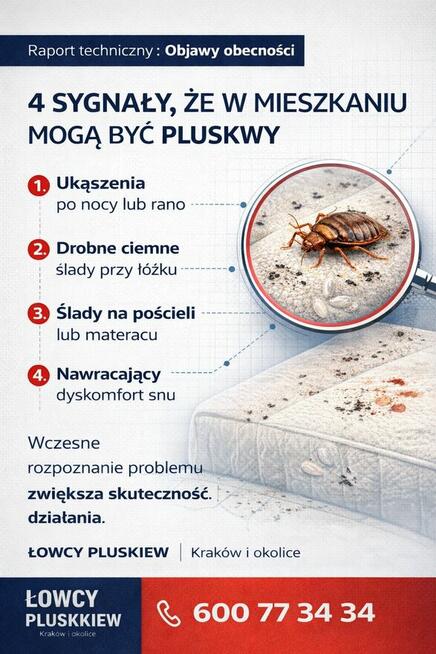 Łowcy Pluskiew profesjonalne usuwanie pluskiew