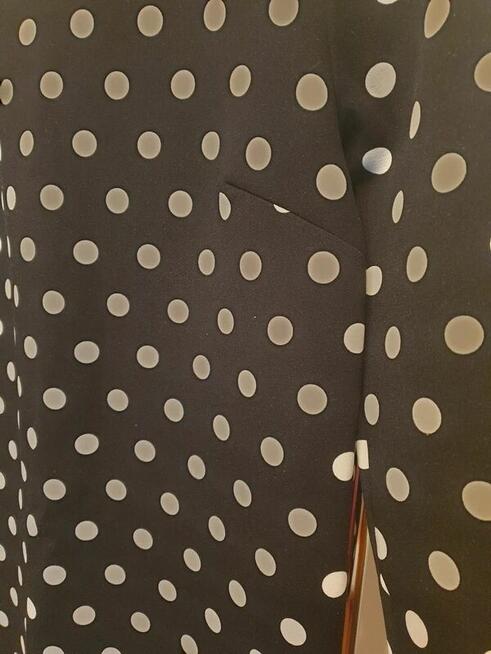 Sukienka czarna w grochy rozmiar xxs