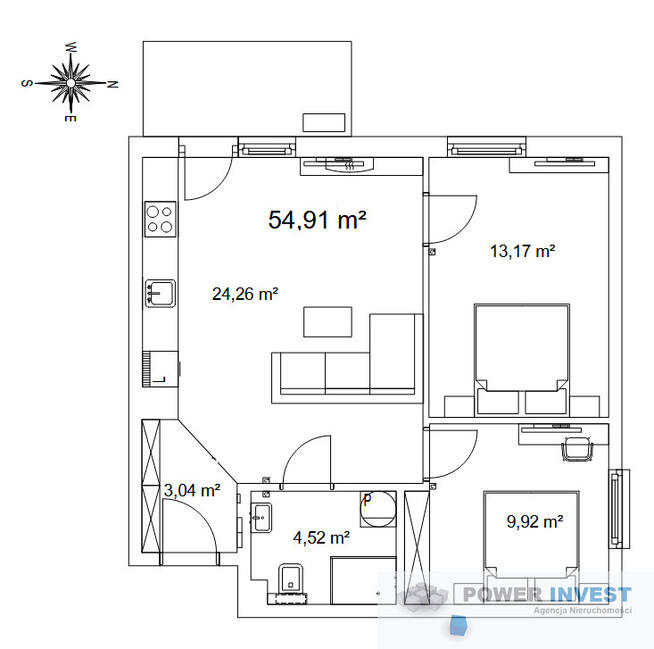 3 pokoje, ogrzewanie podłogowe, gotowe, Ruczaj