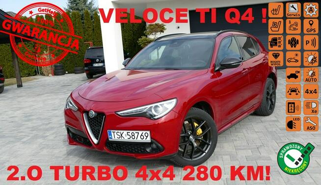 Alfa Romeo Stelvio VELOCE TI Q4 280 KM 4x4 !!! Gwarancja!