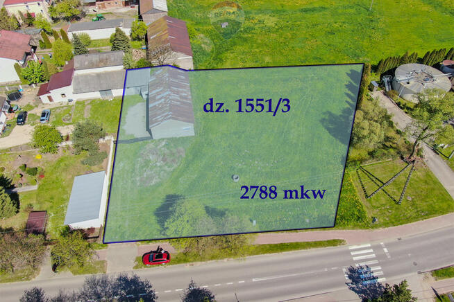 Grunt pod usługi 2788 m² Miedzna