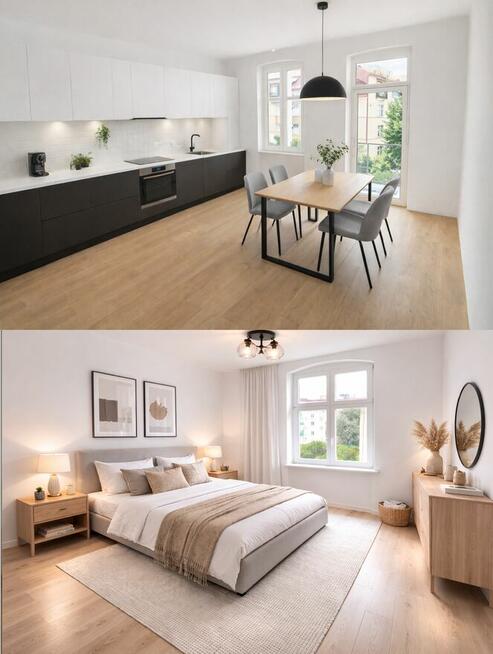 Wyremontowane, 2 pokojowe mieszkanie z LOGGIĄ tylko 5295/m2