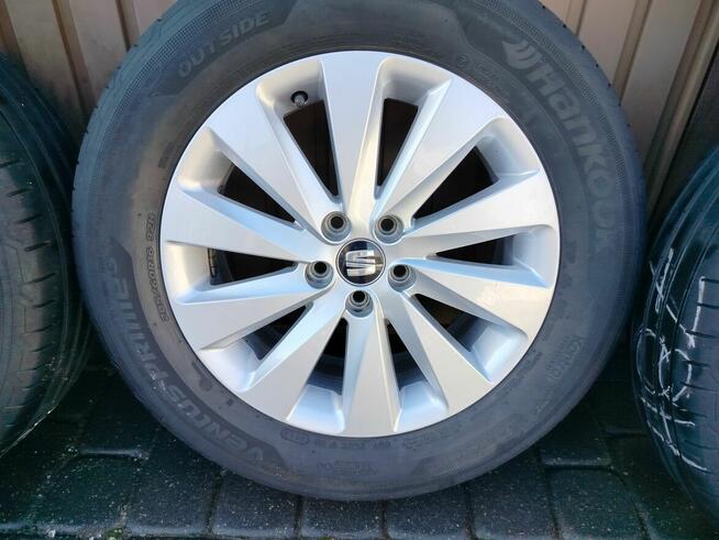 Alufelgi 5x100 z oponami letnimi Hankook.