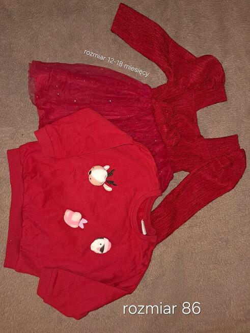 Paka ubranek dla dziewczynki r. 80-86