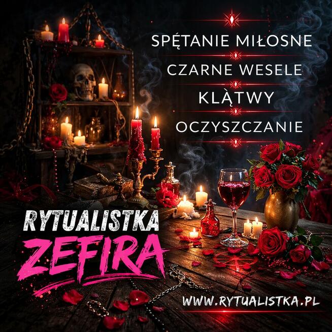 Rytualistka Zefira | Rytuały, Uroki, Wróżka, Czarne Wesele