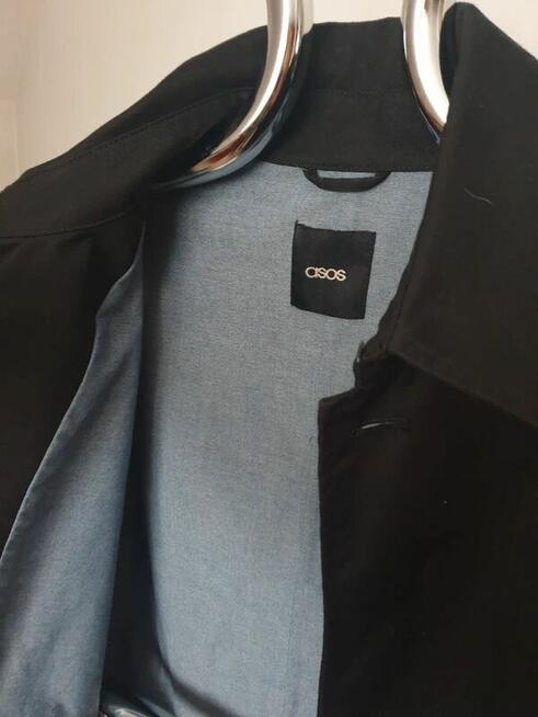Czarny płaszcz Asos S - M