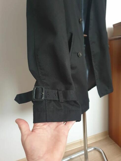 Czarny płaszcz Asos S - M