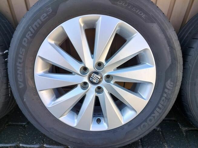 Alufelgi 5x100 z oponami letnimi Hankook.