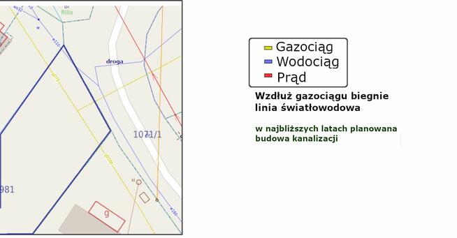 Działka 62 ary | Grobla | Działka budowlana| Media