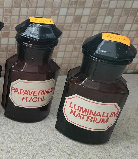 Butelki szklane apteczne - 100ml, 120ml, 125ml, 250ml,
