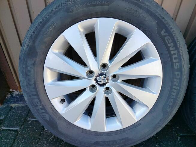 Alufelgi 5x100 z oponami letnimi Hankook.