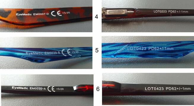 Okulary do czytania +3.00 EyeMedic Wyrób medyczny Różnewzory