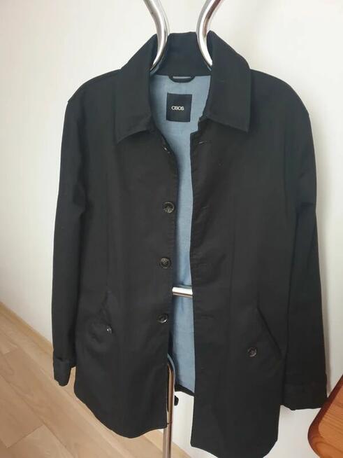 Czarny płaszcz Asos S - M