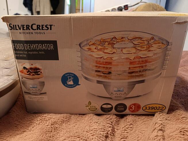 Suszarka do grzybów warzyw owoców spożywcza SilverCrest 350