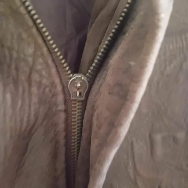 Kurtka skórzana, męska. Styl pilota amerykańskiego. XL.