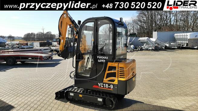 YUCHAI YC18-9, JOYSTICKI, ROZSUWANE GĄSIENICE, silnik DIESEL