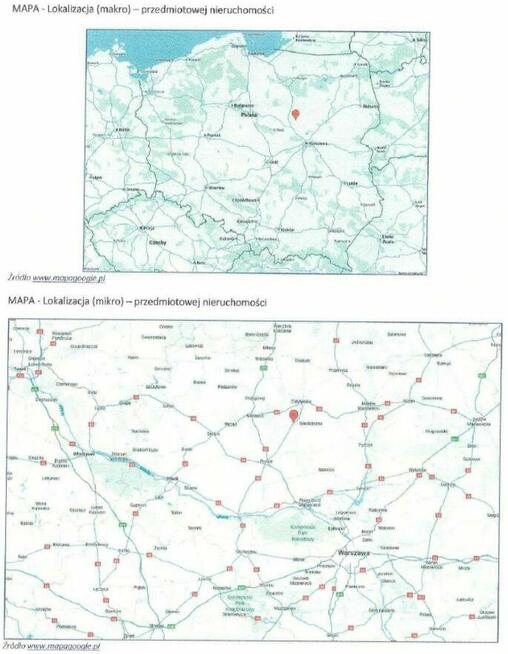 Nieruchomość zabudowana Kraszewo