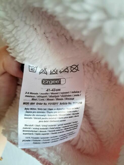 Czapka niemowlęca 3-6 miesięcy