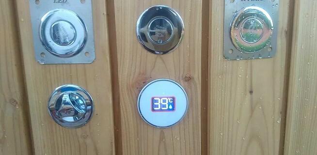 Balia Jacuzzi pokrywa termiczna 8xhydo 12x areo masaż Led