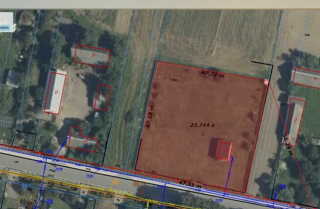 SPRZEDAM POSIADŁOŚĆ 6,21 HA – MODRZEJOWICE, GM. SKARYSZEW