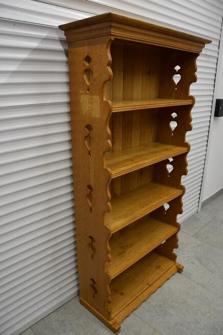 regał z drewna dębowego - super stan