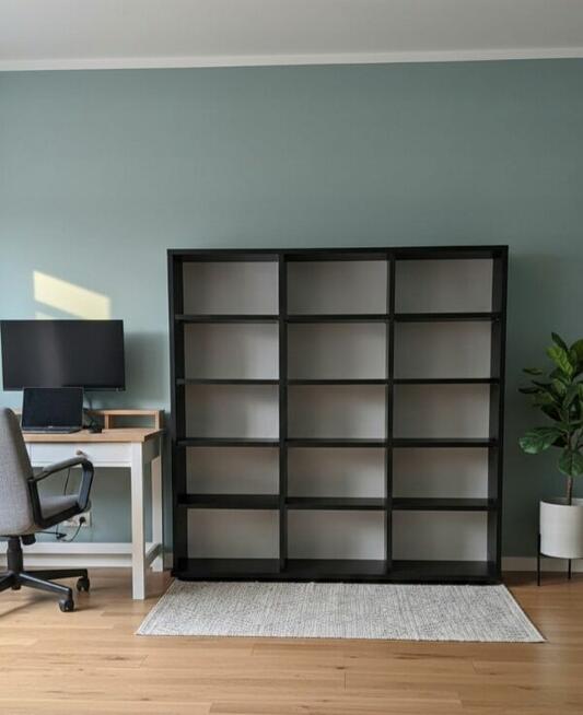 Regał na płyty 500 CD DVD 102cm ZŁOŻONY Czarny