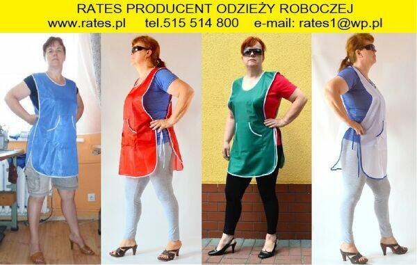 Fartuchy Pracownicze Firmy RATES