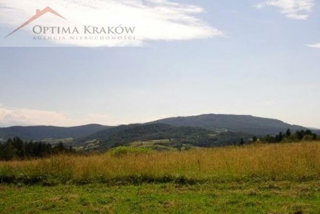 Działka budowlana Łęki gm. Myślenice