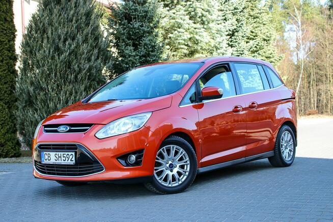 Ford Grand C-MAX 140KM Skóry Park Assist Tempomat Podgrzewane Fotele Parktronik