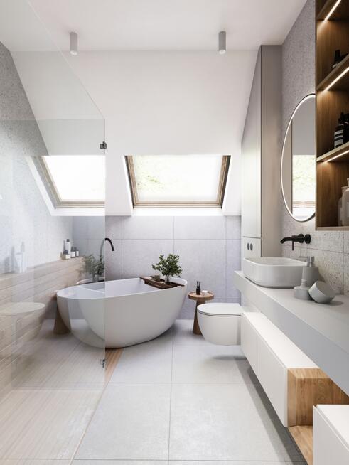 Dom na zamkniętym osiedlu w zielonym Otominie