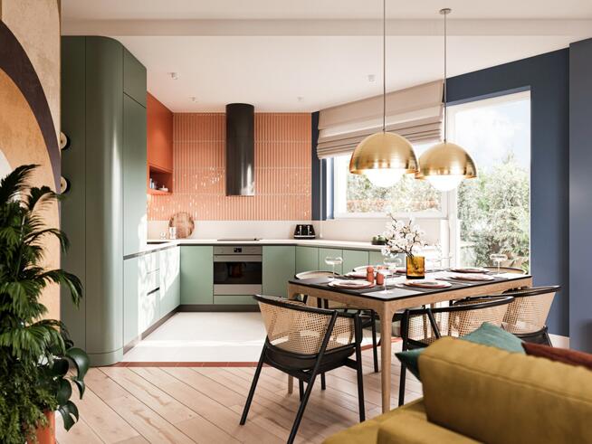 Dom na zamkniętym osiedlu w zielonym Otominie