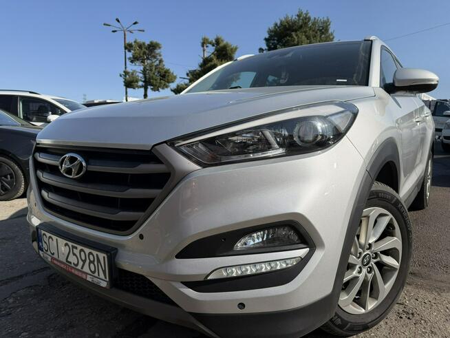 Hyundai Tucson Klimatronic 2-stref, Podgrz. fotele i kierownica, Asystenci, Nawigacja