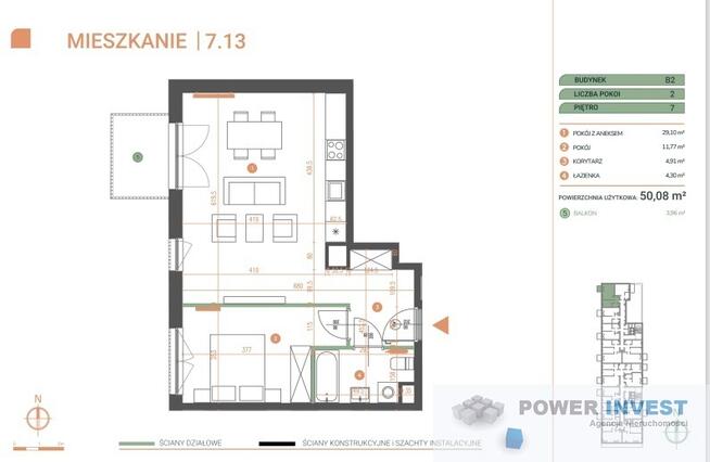 Twoje miejsce w mieście – 2 pokoje z balkonem