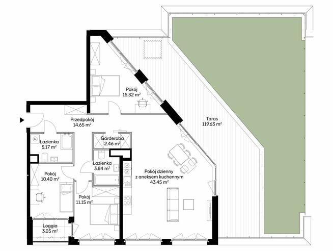 Mieszkanie Kraków gm. Kraków-Śródmieście Prądnik Czerwony, Mogilska