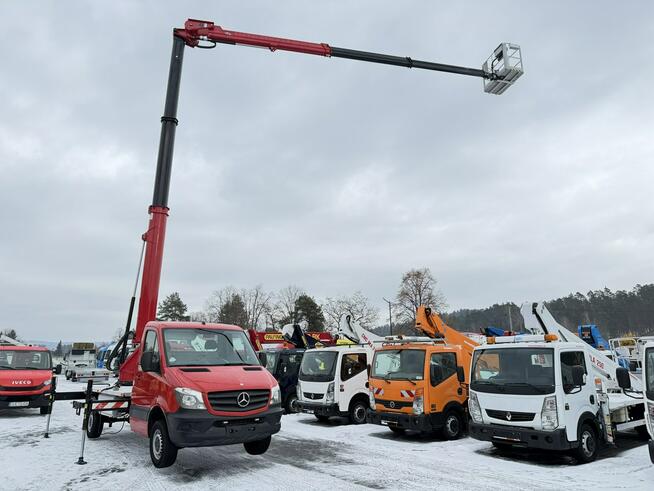 Mercedes Sprinter Zwyżka Podnośnik Koszowy VERSALIFT VTX-240 UDT Wysokość Podnoszenia 24m (Multitel